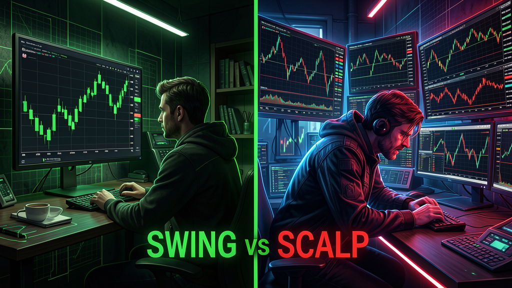 Swing trading vs scalping comparison for forex traders